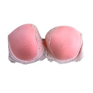 Victoria's Secret dream angels Multi Way Rhinestones 34DDD strapless BRA